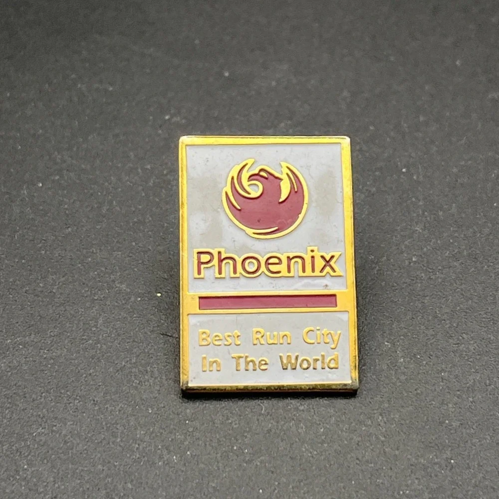 Phoenix Arizona Best‎ Run City In The World Lapel Hat Pin